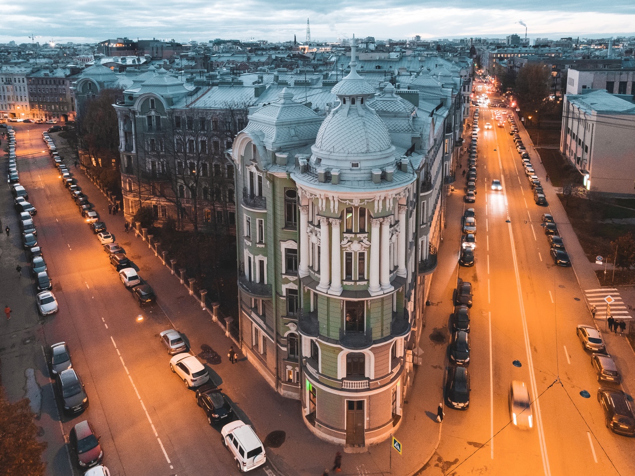 Вид на Петербург с высоты