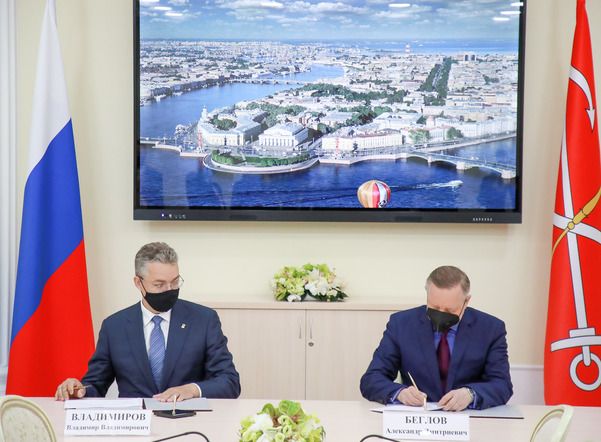 Беглов подписал соглашение с главой Ставропольского края по развитию транспортной инфраструктуры