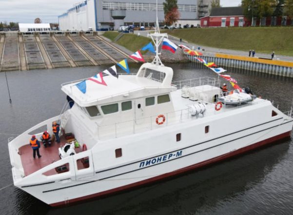 В Петербурге в экспедицию отправили первое беспилотное судно