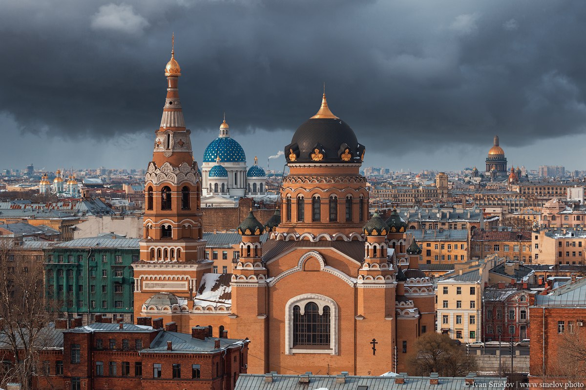 Невероятный вид на Петербург с высоты птичьего полета Иван Смелов