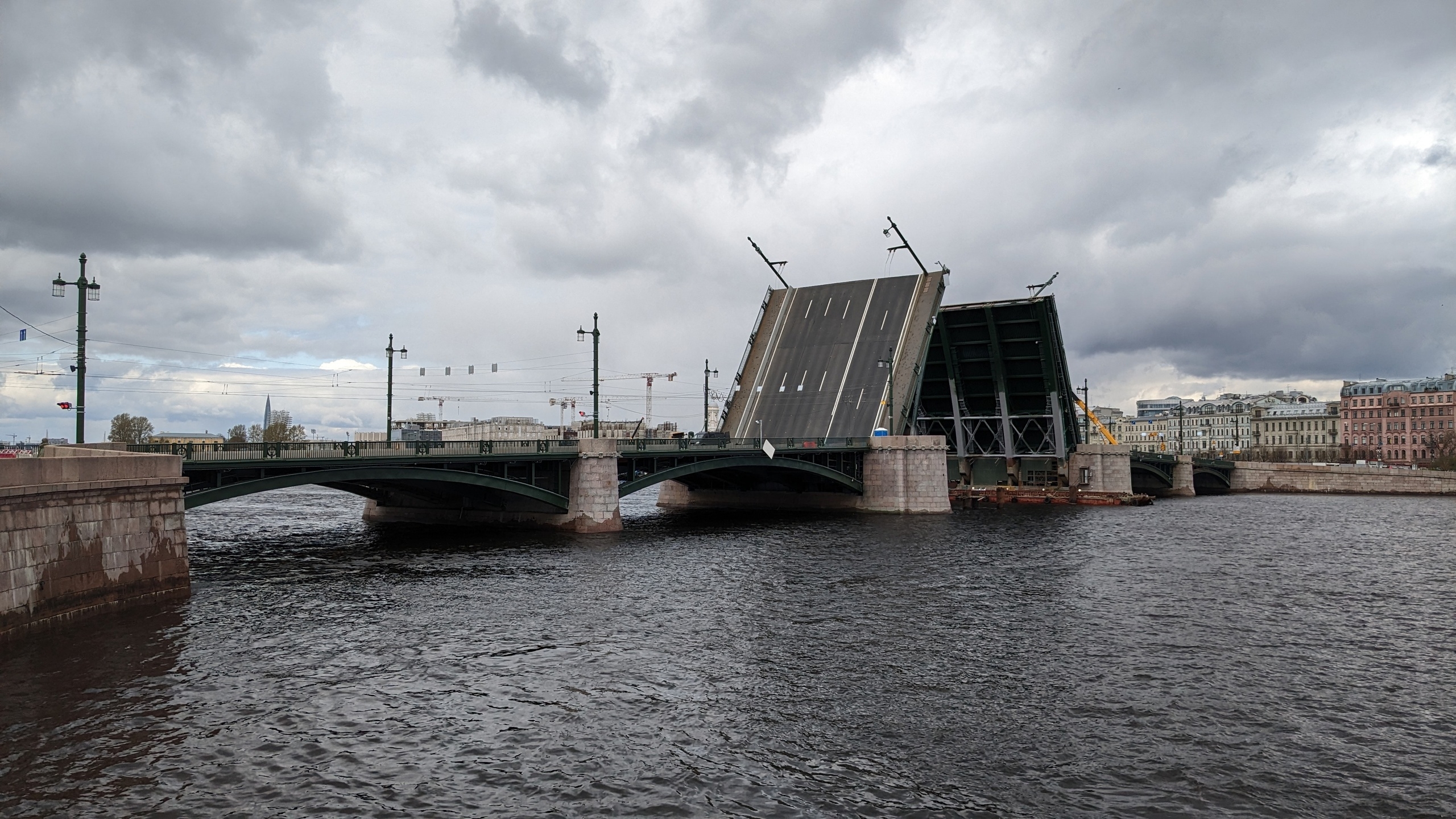 мосты через неву в питере